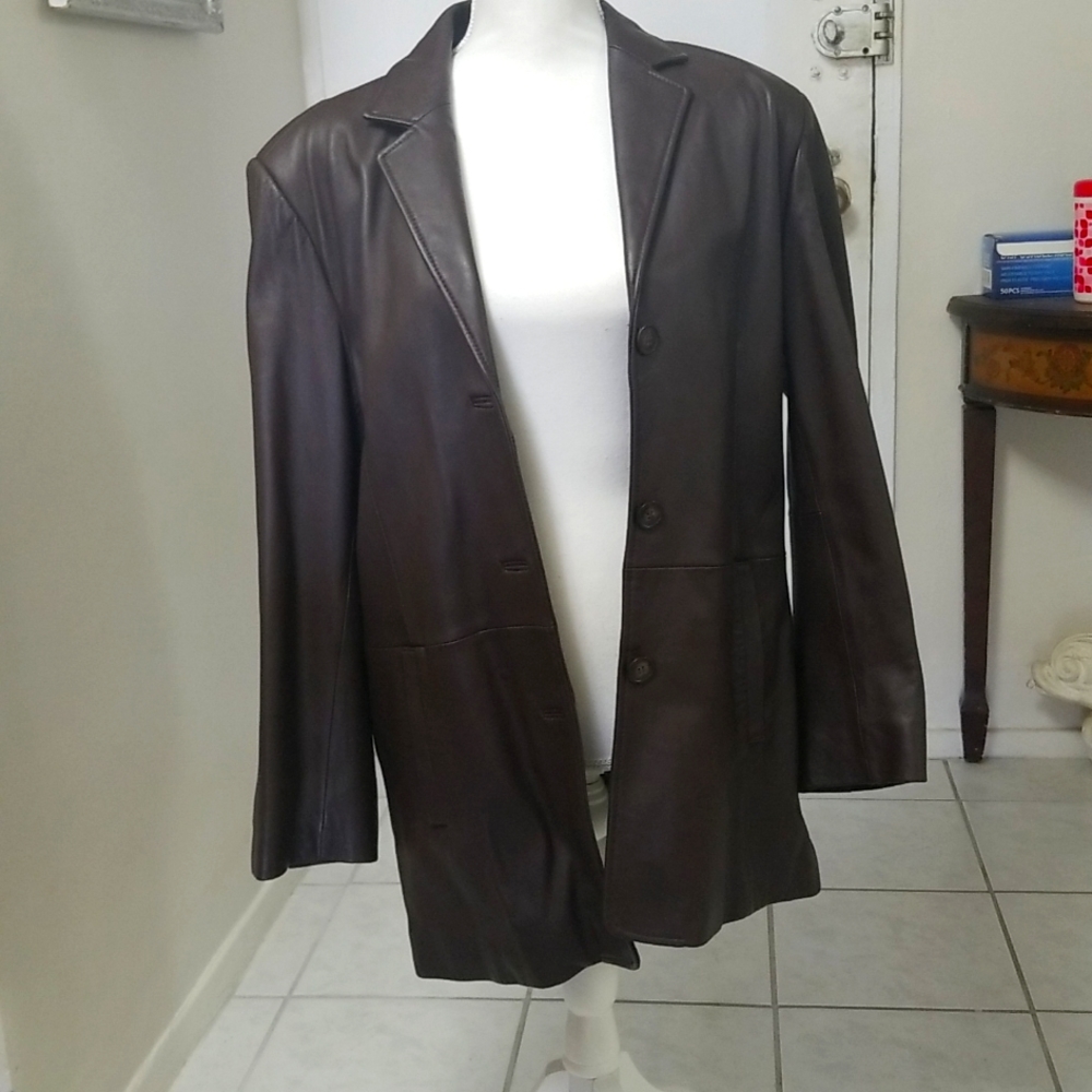 Leather jacket